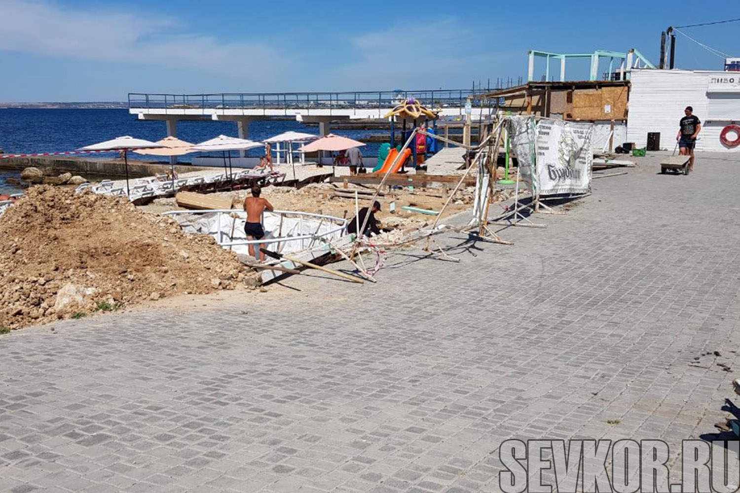Севастополь пляж победы только