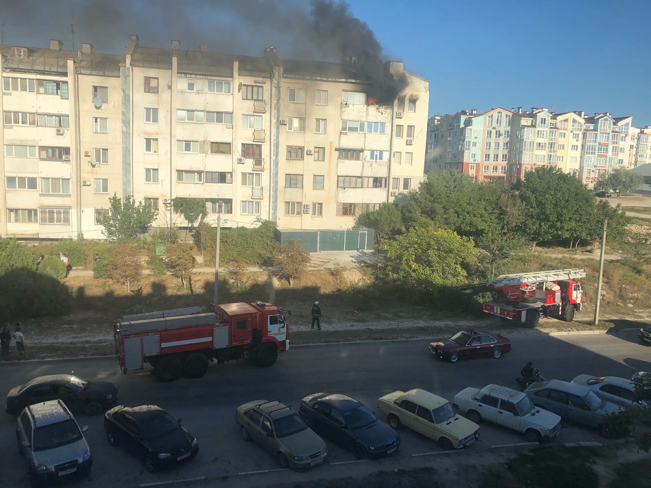 Снова пожар: в Севастополе горела квартира на улице Тараса Шевченко — фото,  видео - СевКор - Новости Севастополя