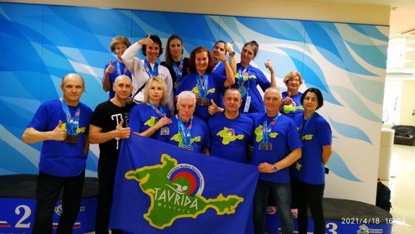 Севастопольцы приняли участие в Чемпионате России по плаванию в категории «Мастерс»