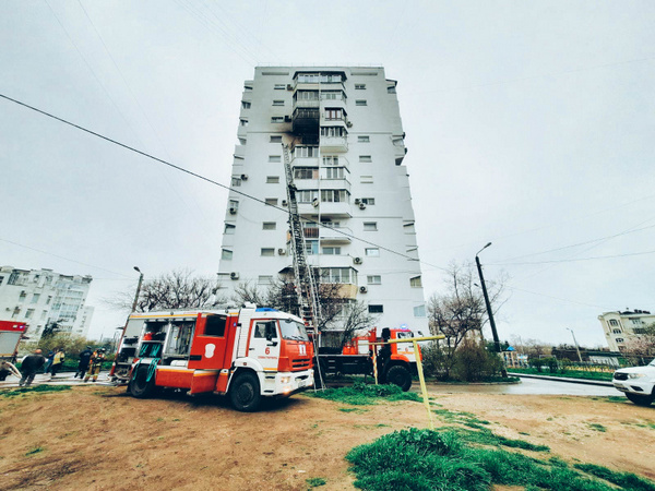 В Севастополе горела 12-этажка в Гагаринском районе