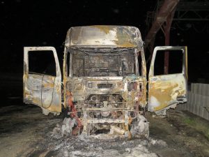 Крымчанин спалил грузовик, чтобы не платить компенсацию на его ремонт